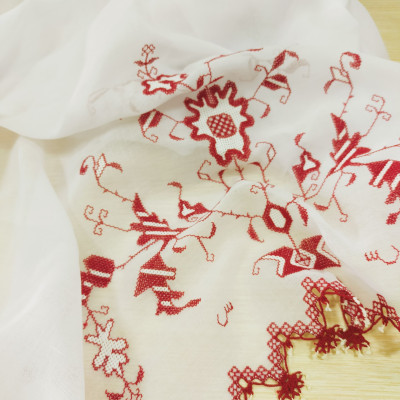 Khăn phụ nữ Chăm dự lễ cưới