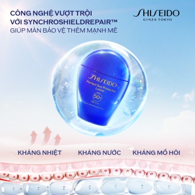 Sữa chống nắng dưỡng da Shiseido GSC Perfect Sun Protector Lotion SPF50+ 50ml