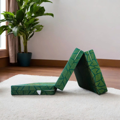 Nệm bông ép gấp 3 Eva Tatana - Dễ dàng di chuyển ,gấp gọn- Màu ngẫu nhiên  - Bảo hành 5 năm.