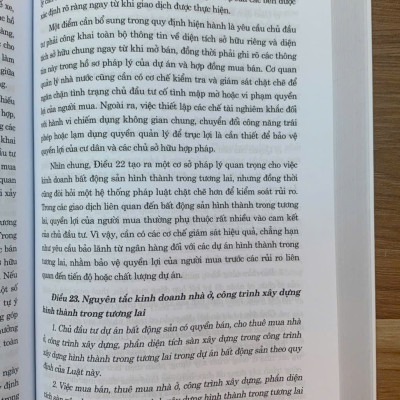 Tổng luận và bình giải Luật Kinh doanh Bất động sản năm 2023 (sửa đổi, bổ sung năm 2024)