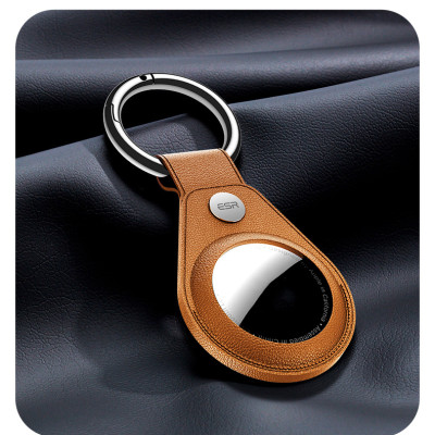 Bao Case Vỏ Bảo Vệ ESR Metro Leather Keychain Case cho Apple AirTag - Hàng Nhập Khẩu