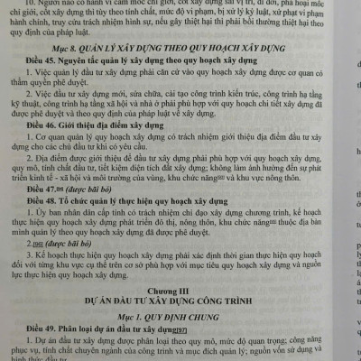 Sách Luật Xây Dựng, Luật Quy Hoạch Đô Thị Và Nông Thôn – Các Văn Bản Hướng Dẫn Về Quản Lý Chi Phí Đầu Tư Xây Dựng (V2538D)