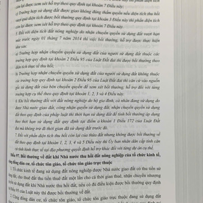 Chỉ dẫn áp dụng Luật Đất đai năm 2024