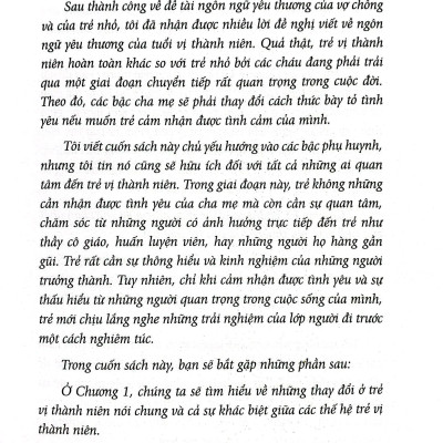 5 Ngôn Ngữ Yêu Thương Dành Cho Bạn Trẻ - The Five Love Languages Of Teenagers