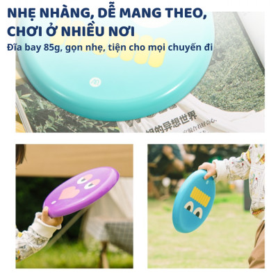 Đĩa bay xoay tung hứng đĩa ném Frisbee thể thao Mideer Soft Sport Frisbee