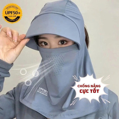 Mũ Trùm Đầu Vải Lụa Băng Lạnh Chống Nắng Thoáng Mát – Phù Hợp Mọi Hoạt Động Ngoài Trời Phù Hợp Cả Nam Và Nữ