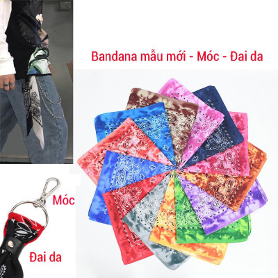 Khăn BANDANA Loang Họa Tiết Màu Sắc -Bandana Mẫu Mới Nhất