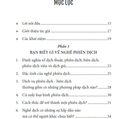 Cẩm Nang Kỹ Năng Nghề Phiên Dịch