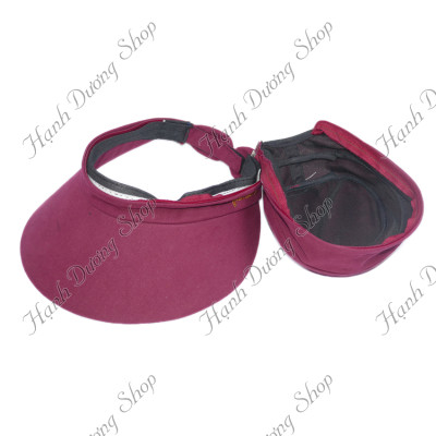 Nón chống nắng rộng vành mũ chống nắng đa năng đặc biệt có thể thao dây kéo phía trên đỉnh đầu