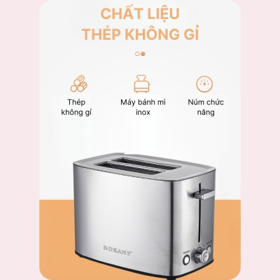 Máy nướng bánh mì Sandwich tự động SOKANY SK-08113 nướng nhanh chín, phù hợp cho bữa sáng gia đình - HÀNG CHÍNH HÃNG