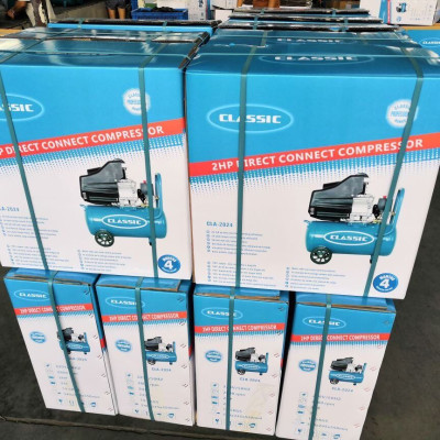 Máy nén khí có dầu đầu liền 2HP (1500W) Classic CLA-2024 (giảm tiếng ồn, lên hơi cực nhanh) (100% dây đồng)