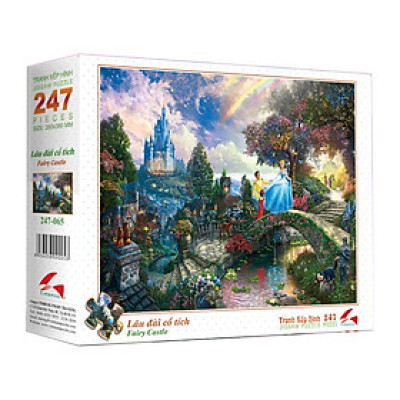 Tranh xếp Hình Tia Sáng Lâu Đài Cổ Tích (247 Mảnh Ghép)