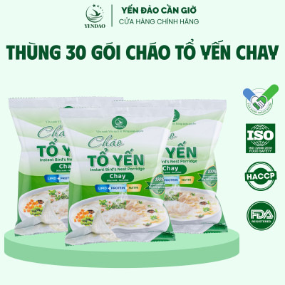 Yến Đảo - Gói Cháo Yến Chay Chất Lượng Giàu Dinh Dưỡng Ăn Liền Tiện Lợi Cho Mọi Người