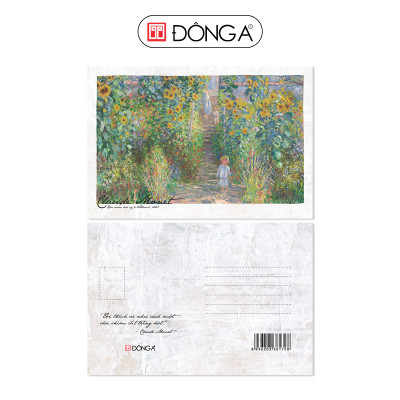 Postcard danh họa - Claude Monet (Tùy chọn)