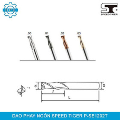 Dao phay vuông Speed Tiger P-SE1202T