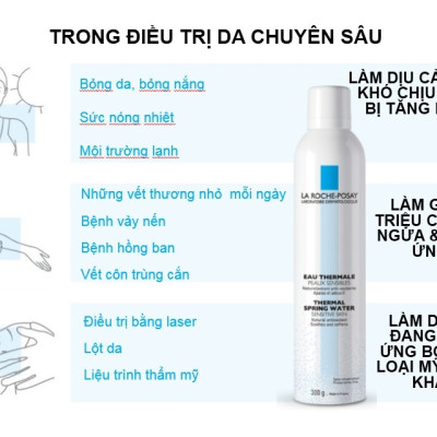 Xịt Khoáng Làm Dịu Và Bảo Vệ Da La Roche-Posay Thermal Spring Water (50ml)  - TẶNG MÓC KHÓA