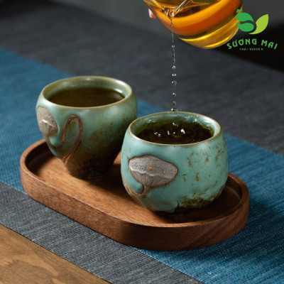 Bộ quà tặng tách trà gốm - 2 món