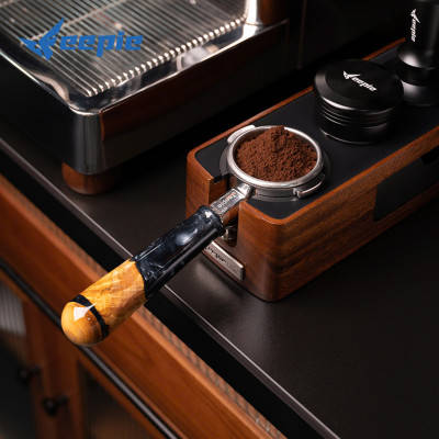 Tay cầm espresso không đáy kết hợp của gỗ và nhựa cây tư nhiên FEEPIE