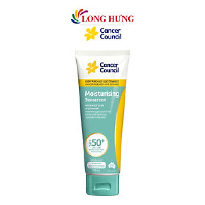Kem chống nắng khóa ẩm Cancer Council Moisturising Sunscreen SPF50+ - Hàng chính hãng