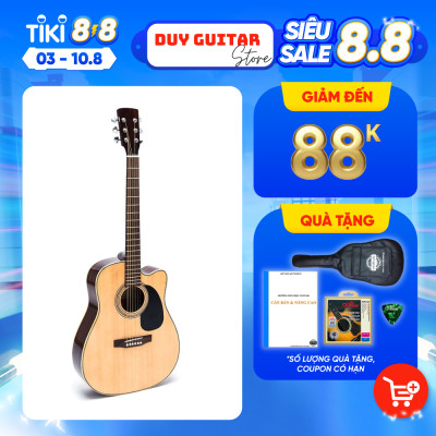 Đàn guitar acoustic DJ200 NAT ghitar dòng trung cấp của Duy Guitar Store