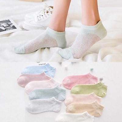 set 10 Đôi Tất Lưới Nữ Thông Hơi Siêu Mát