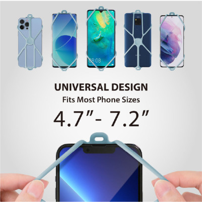 Lanyard PhoneTie 3-Card Holder hàng chính hãng Bone