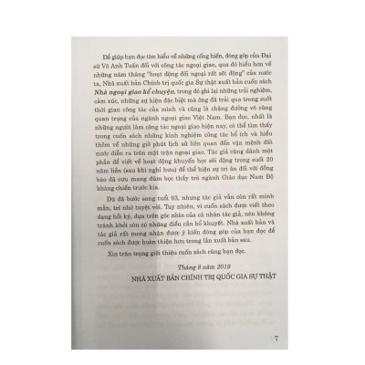 Sách - Nhà Ngoại Giao Kể Chuyện - NXB Chính Trị Quốc Gia