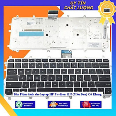 Bàn Phím dùng cho laptop HP Pavilion 11N (Màu Đen) Có Khung - Hàng Nhập Khẩu New Seal