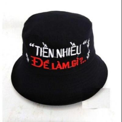 Mũ tai bèo thêu tiền nhiều để làm gì