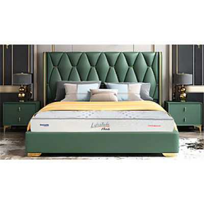 Nệm Lò Xo Túi 1 Sợi Dunlopillo LifeStyle Plush Nâng ,Đỡ Cột Sống Chống Thấm Kháng Khuẩn- Độ cao 25cm