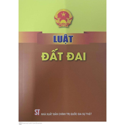 Sách - Luật Đất Đai (Sửa Đổi, Bổ Sung Năm 2024) - NXB Chính Trị Quốc Gia