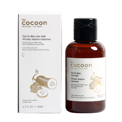 Combo Gel rửa mặt bí đao cocoon 140ml + Toner bí đao cocoon 140ml + Son dưỡng dầu dừa Bến Tre cocoon 5g