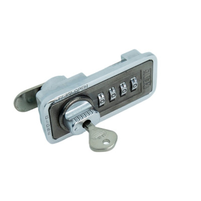 Khóa tủ Real 4 số dọc RL9041-01 keyless lock có chìa dò lại mật khẩu khi quên