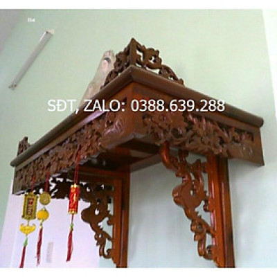Bàn Thờ Trang Thờ VIP trạm Hoa Mai 127cm