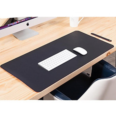 Miếng lót chuột, bàn di chuột 90 X 45 CM kiêm deskpad thảm da trải bàn làm việc chống nước hai mặt