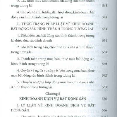 Pháp luật về kinh doanh bất động sản (Sách chuyên khảo)