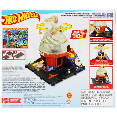 Đồ Chơi Mô Hình Tiệm Bán Kem - Hot Wheels City HKX38/HDR24
