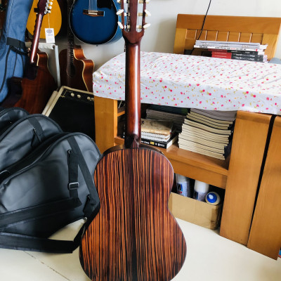 Đàn guitar classic mini DVE70C size 3/4 đàn ghita dành cho trẻ em + Tặng giá trình, Bao da phụ kiện đàn guitar