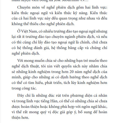 Cẩm Nang Kỹ Năng Nghề Phiên Dịch