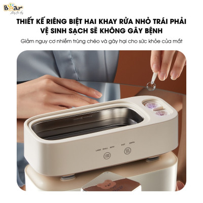 Máy làm sạch sóng âm Bear SB-MR038 380ml (20W) - Hàng chính hãng