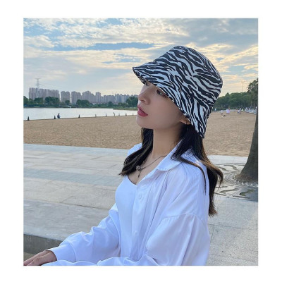 Mũ Xô Bucket Retro Họa tiết Ngựa vằn Chống nắng Nón Tai bèo Cá tính Nhật Bản Mũ Nón Xô Ulzzang Hàn Quốc Mùa Hè