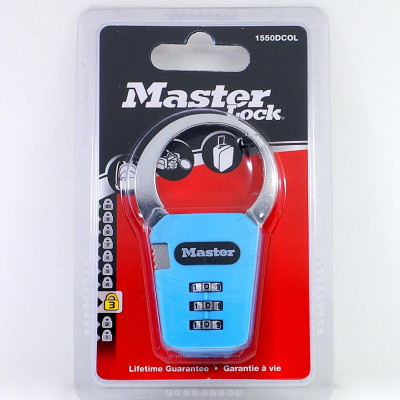 Khóa số Master Lock 1550 DCOL nhiều màu - khóa vali hành lý