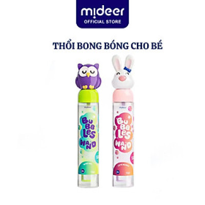 Thổi bong bóng xà phòng Mideer Bubbles Wand, đồ chơi ngoài trời cho bé 3,4,5,6 tuổi