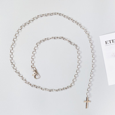 Xích quần thời trang nam nữ belt thắt lưng chữ thập cá tính