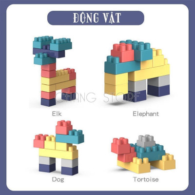 Bộ Xếp Hình 520 Chi Tiết Cho Bé Thoả Sức Sáng Tạo