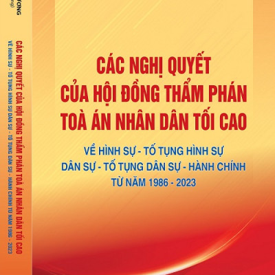Combo 3 cuốn Các Thông Tư Liên Tịch + Các Nghị Quyết Của Hội Đồng Thẩm Phán Tòa Án Nhân Dân Tối Cao 