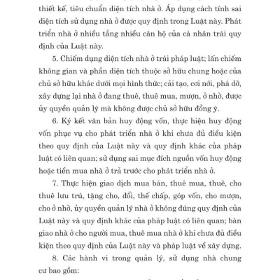 Luật Nhà ở năm 2023 (Song ngữ Việt - Anh) - The 2023 Housing Law (Vietnamese - English)