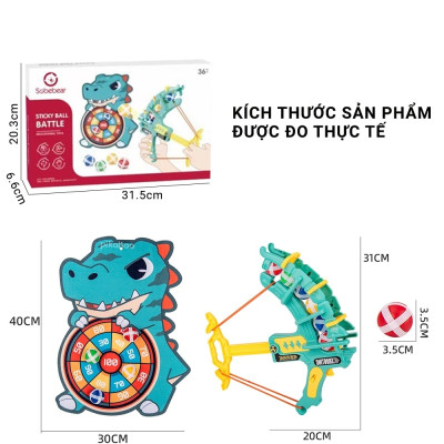 Đồ Chơi Bắn Cung Bằng Bóng Dính  Đồ Chơi Vận Động Thể Thao Cho Bé - Giao ngẫu nhiên