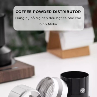 Dụng cụ san phẵng cà phê cho bình moka