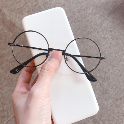 Gọng Kính Nam Nữ Mắt Tròn Kim Loại Form Nhỏ Mini